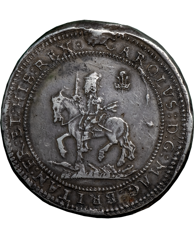 1642 Charles I Shrewsbury Pound - Very Rare Variety. D-4 – M & H