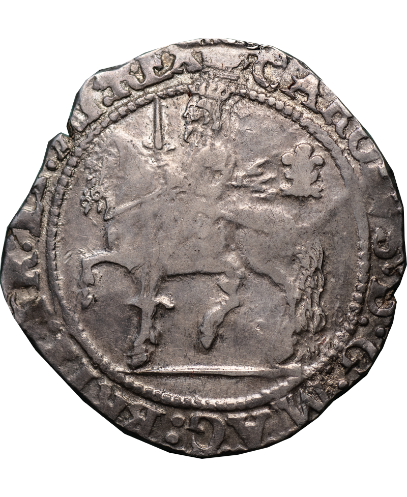 1643 Charles I Oxford Mint Halfcrown - Bull 602H - Obv' Dies used at the Bristol Mint