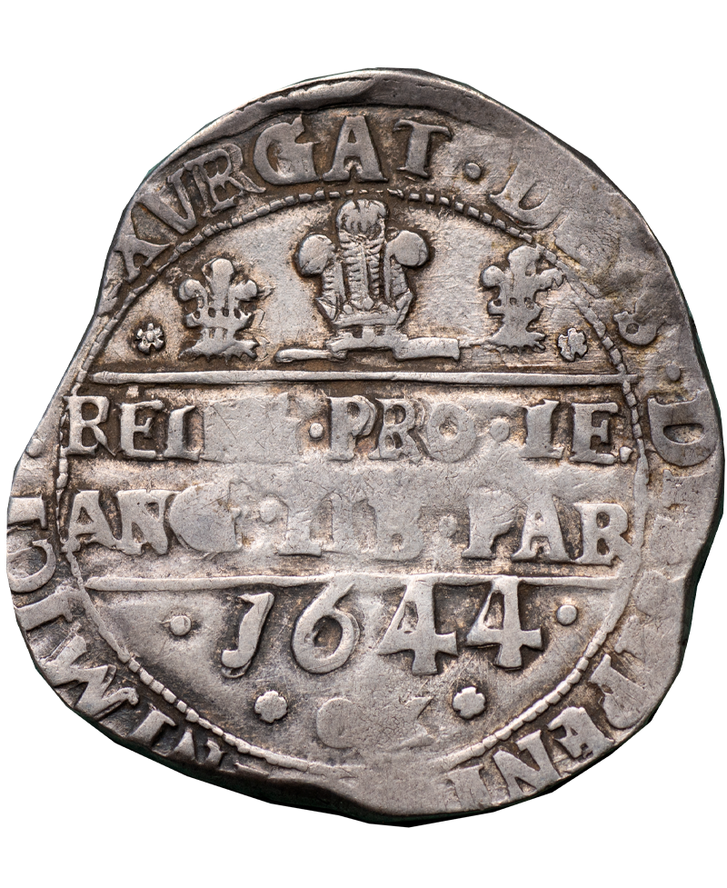 1644 Charles I Oxford Mint Halfcrown - Bull 607I - "Just 2 in private hands"