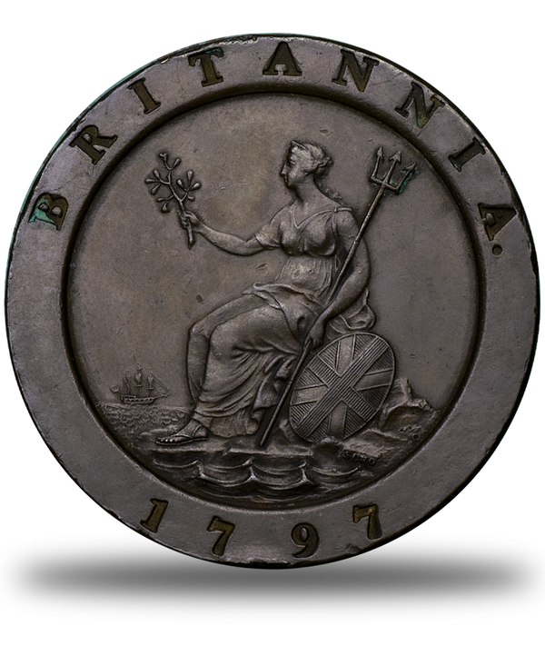 1797 George III Cartwheel Twopence