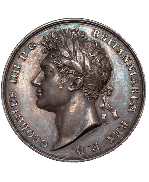 1821 George IV coronation Medal in Silver
