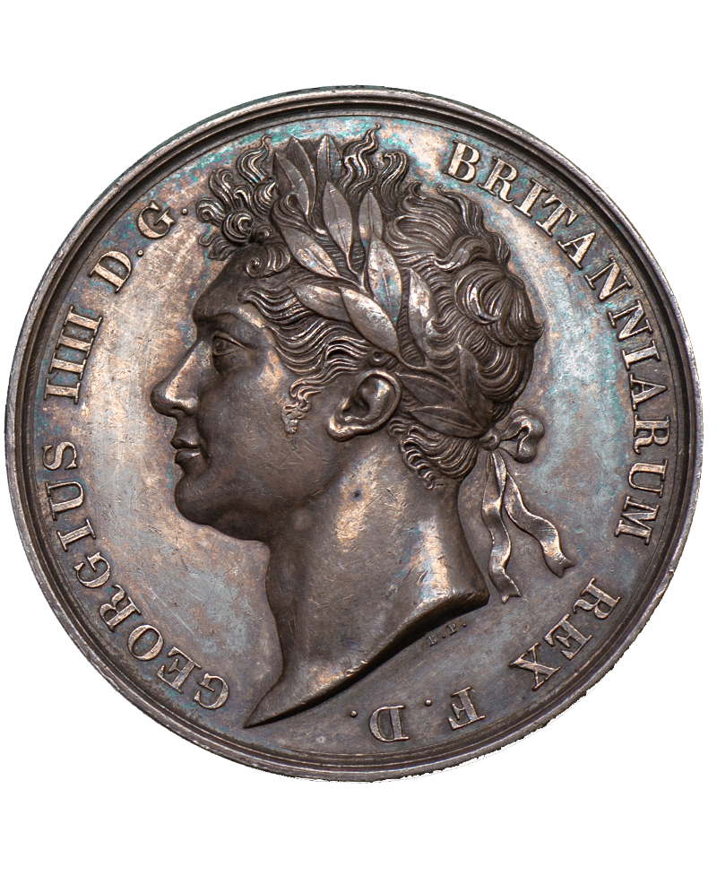 1821 George IV coronation Medal in Silver