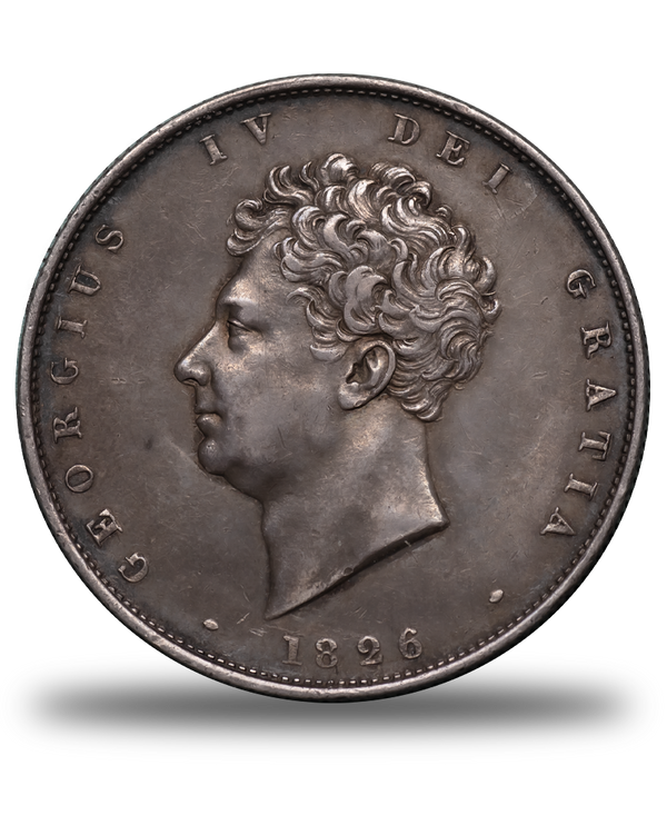 1826 George IV Halfcrown - BROCKAGE ERROR