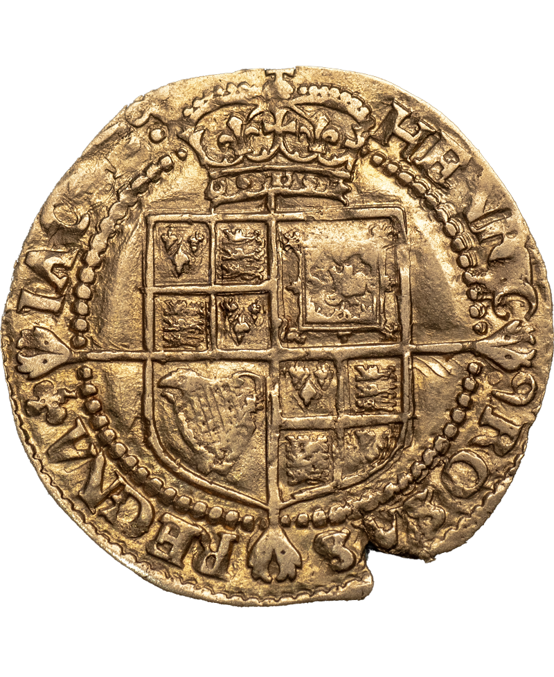 1624 James I mm Trefoil Half Laurel