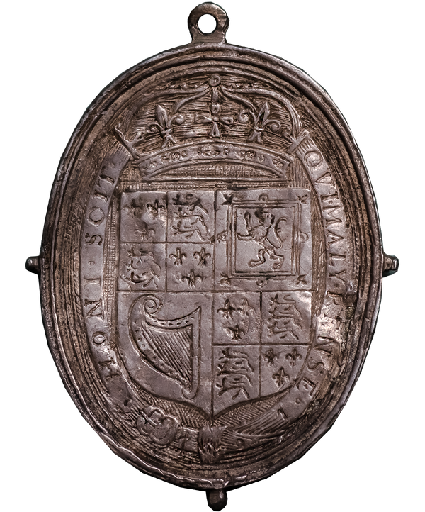 1642 - 1649 Charles I royalist Badge - Type F, Very Rare