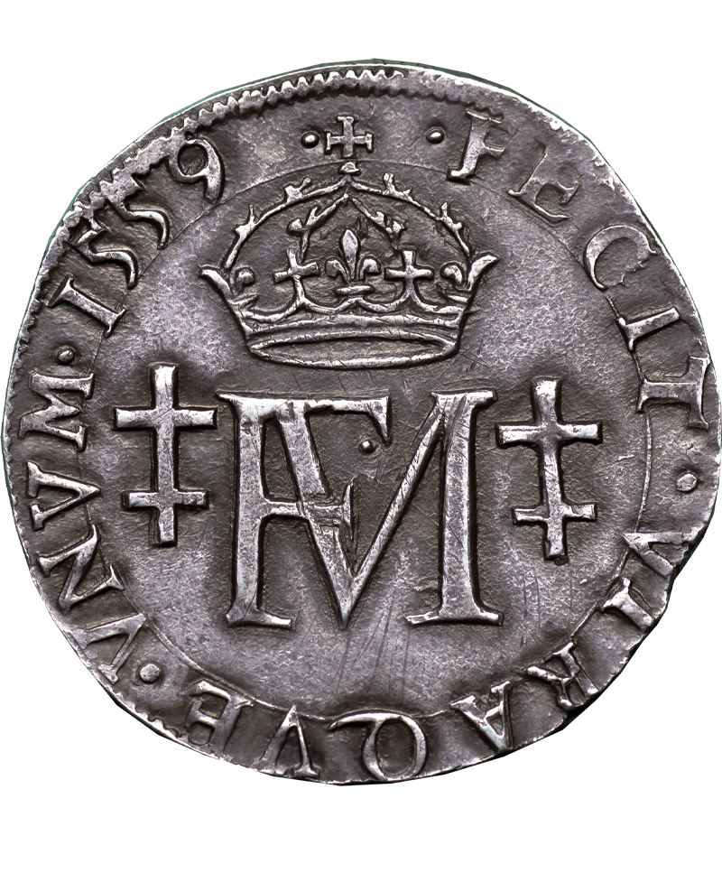 1559 Mary Queen of Scots Testoon