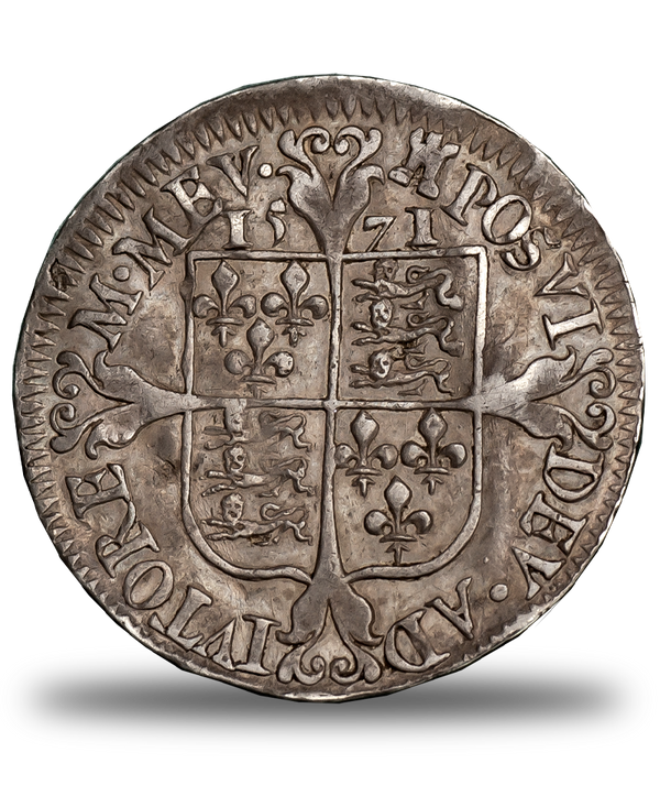 1571 /70 Elizabeth I milled Sixpence - WHAT A PEDIGREE !!!