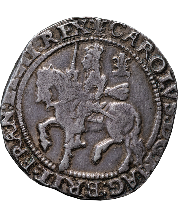 1642 Charles I Oxford Mint Halfcrown - Bull 594B - 1 of 3 Known
