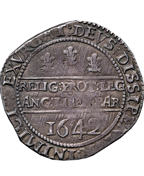 1642 Charles I Oxford Mint Halfcrown - Bull 594B - 1 of 3 Known