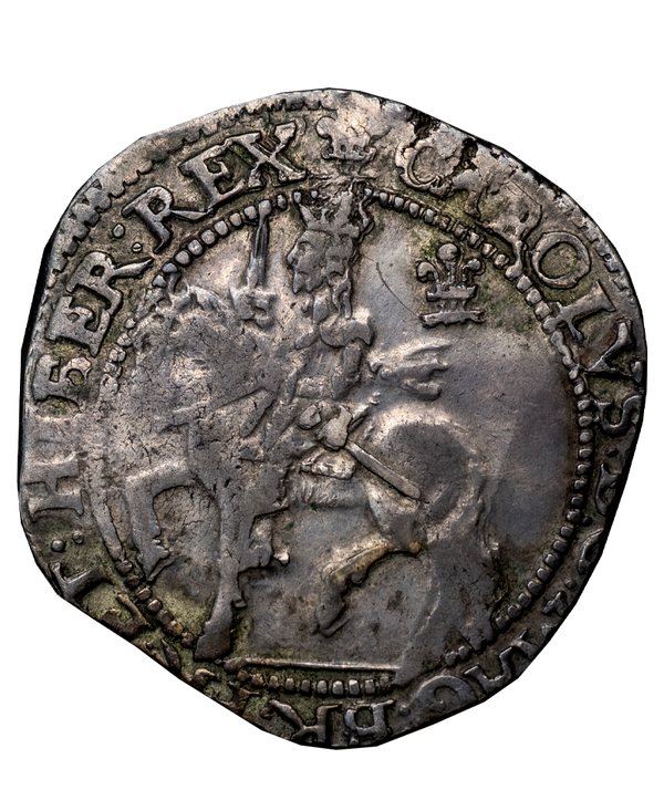 1642 Charles I Oxford Mint Halfcrown  S.2952 -  INMICI ERROR
