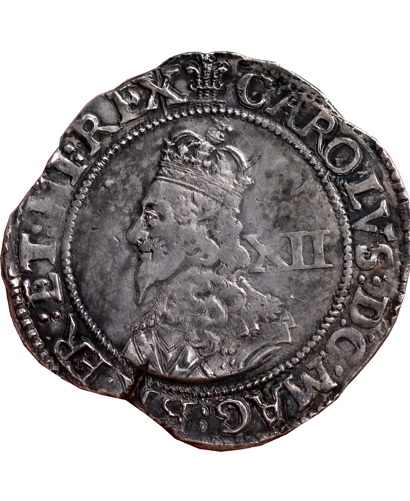 1642 Charles I Oxford Shilling - NEW EXTREMELY RARE UNPUBLISHED VARIETY