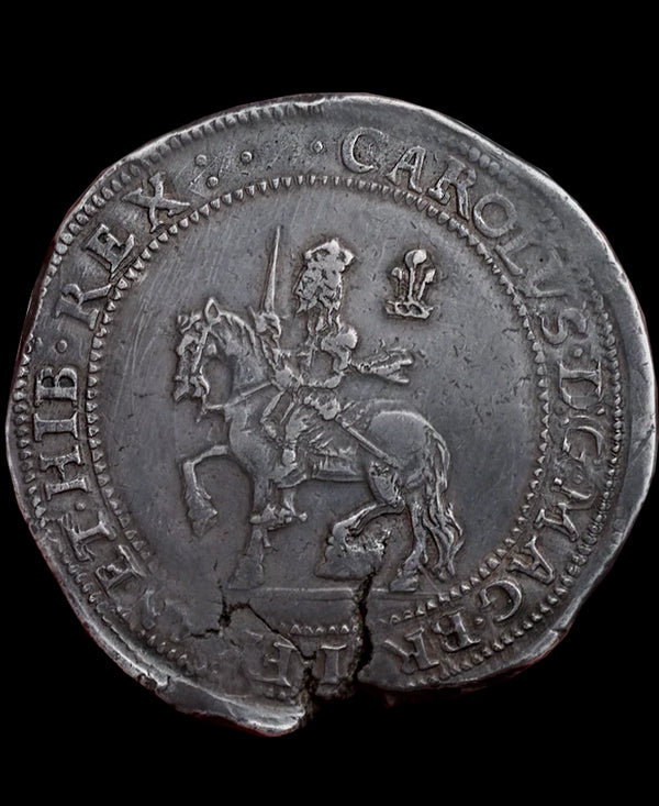 1642 Charles I Shrewsbury Mint Halfpound - ex Morrieson 24th November 1933