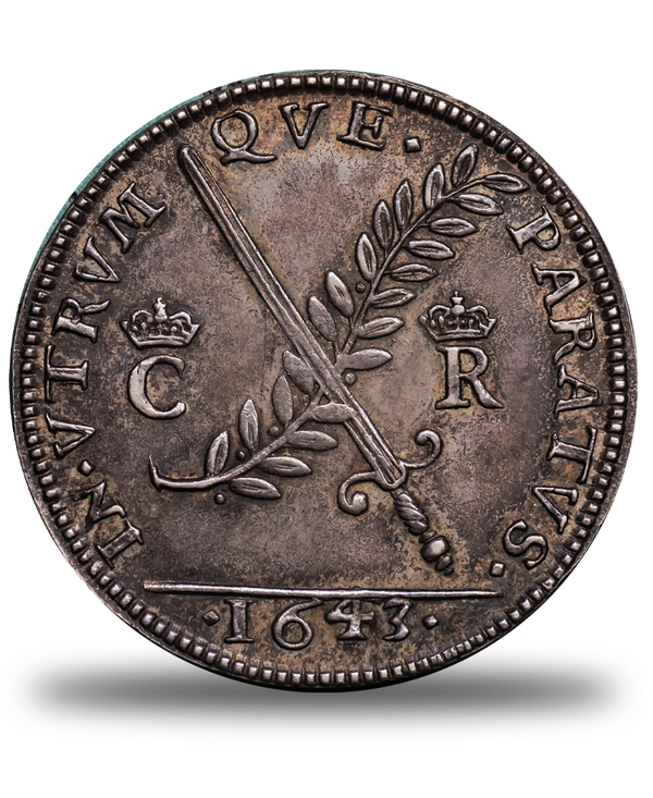 Charles I Capture of bristol Silver Medal - Eimer plate Medal