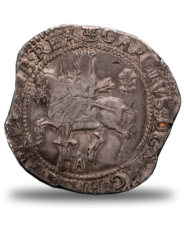 1643 Charles I Oxford Mint Halfcrown - UNIQUE UNATTESTED "A" MINT ?