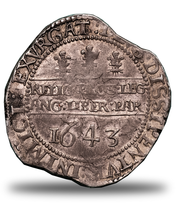1643 Charles I Oxford Mint Halfcrown - UNIQUE UNATTESTED "A" MINT ?