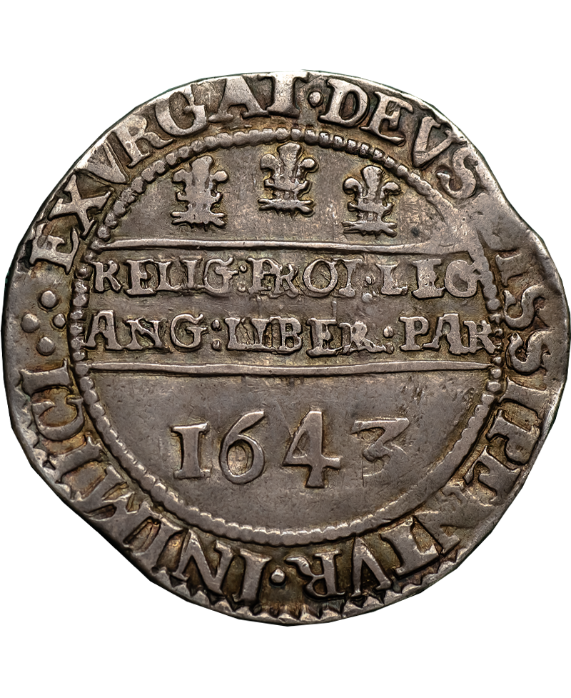 1643 Charles I Oxford Mint Halfcrown - Bull 603I - superb pedigree
