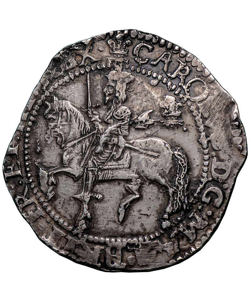 1643 Charles I Oxford Mint Halfcrown - Bull 601D - 1 of 3 known