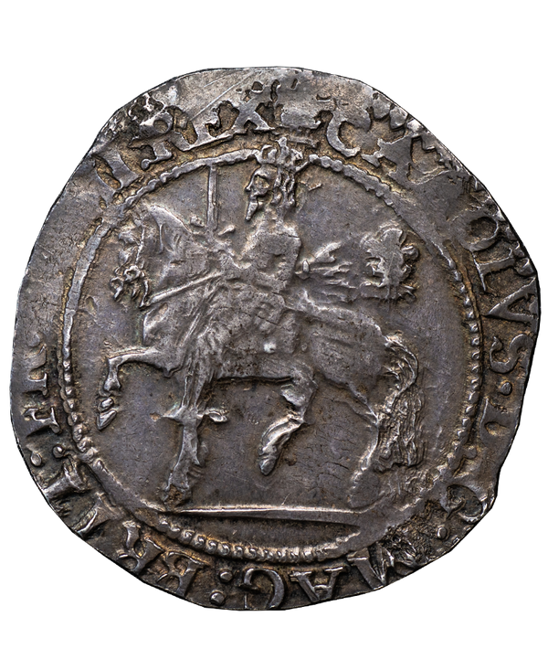 1643 Charles I Oxford Mint Halfcrown S.2955 - Ex Colin Adams