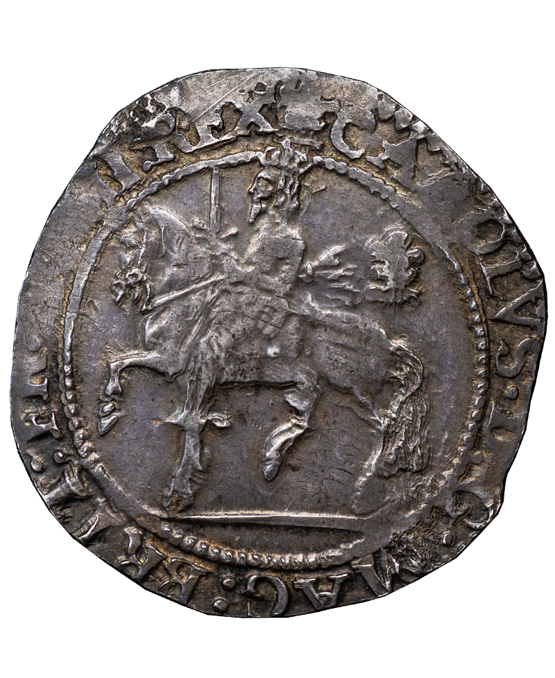 1643 Charles I Oxford Mint Halfcrown S.2955 - Ex Colin Adams