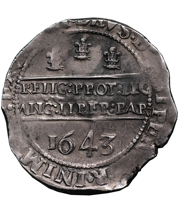 1643 Charles I Oxford Mint Halfcrown - Bull 602F - 1 of 2 known