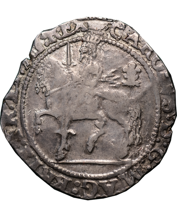 1643 Charles I Oxford Mint Halfcrown - Bull 602H - Obv' Dies used at the Bristol Mint