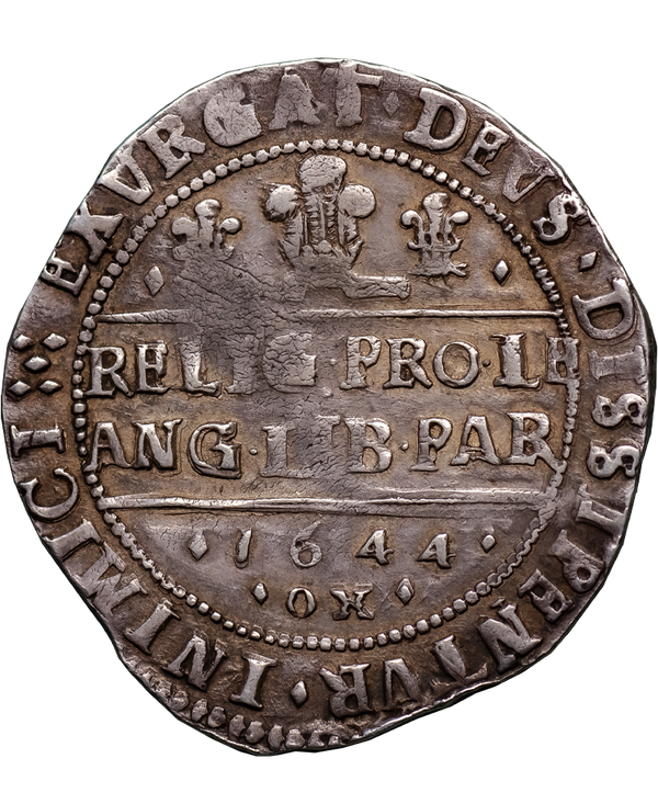 1644 Charles I Oxford Mint Halfcrown - Bull 615B - ex Eric evans collection