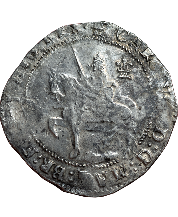 1644 Charles I Oxford Mint Halfcrown - Bull 616D