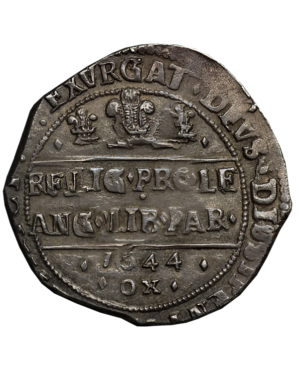 1644 Charles I Oxford Mint Halfcrown
