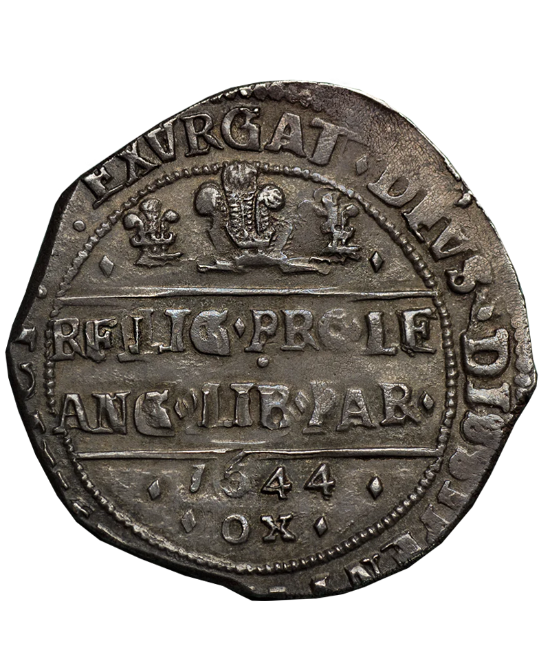 1644 Charles I Oxford Mint Halfcrown