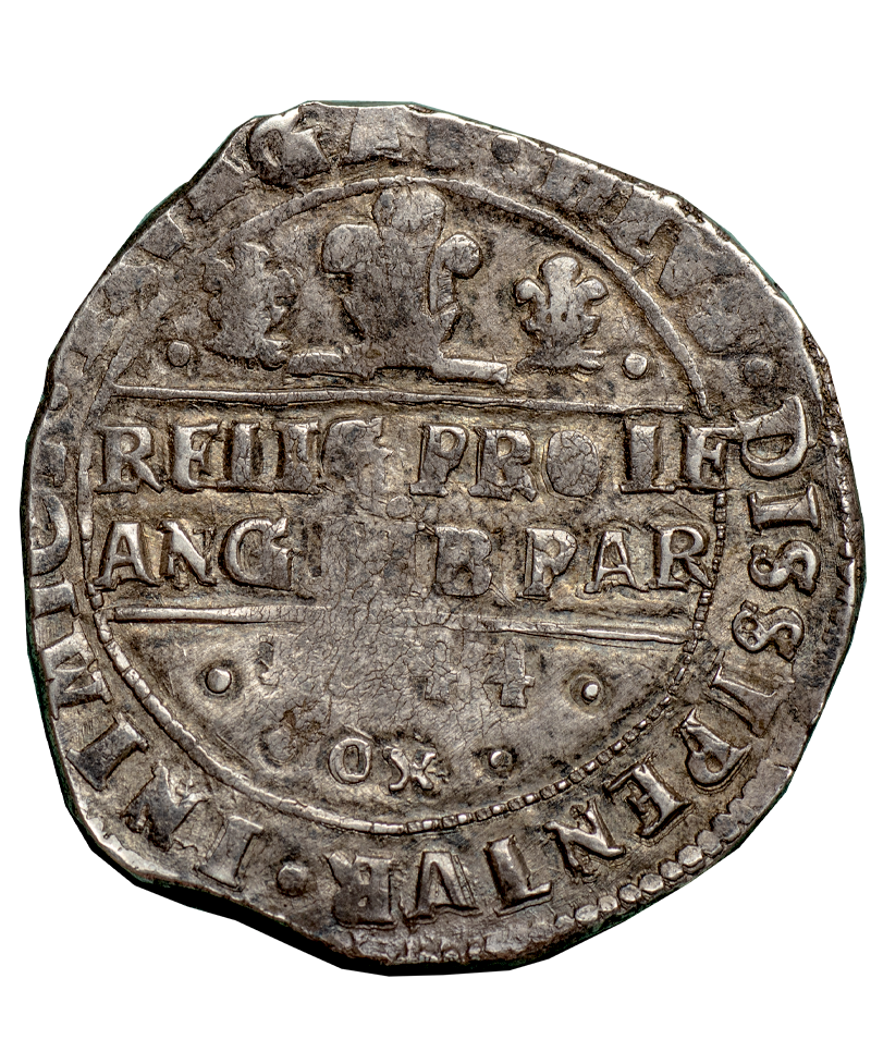 1644 Charles I Oxford Mint Halfcrown - Bull 613B