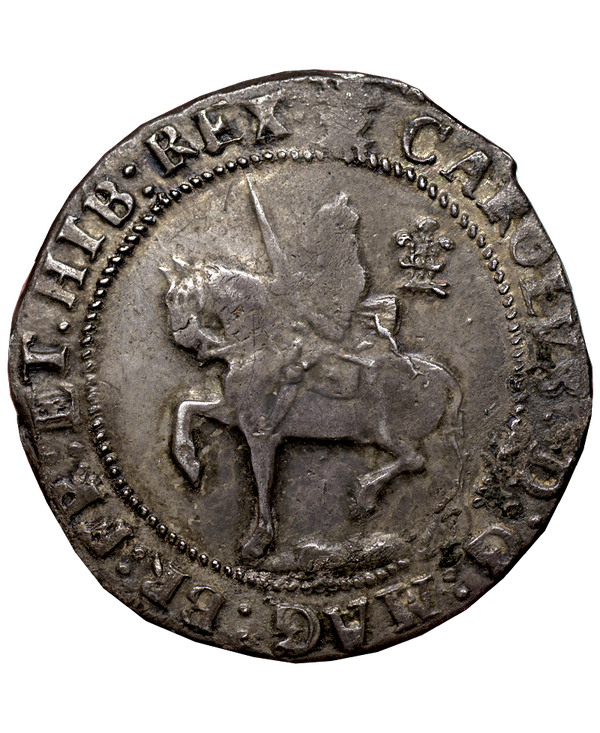1644 Charles I Oxford Mint Halfcrown S.2958 Ex Farquhar, Dr Burstal, Brooker & Adams