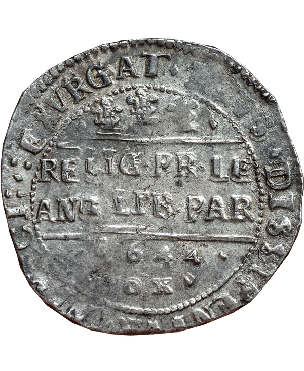 1644 Charles I Oxford Mint Halfcrown - Bull 616D