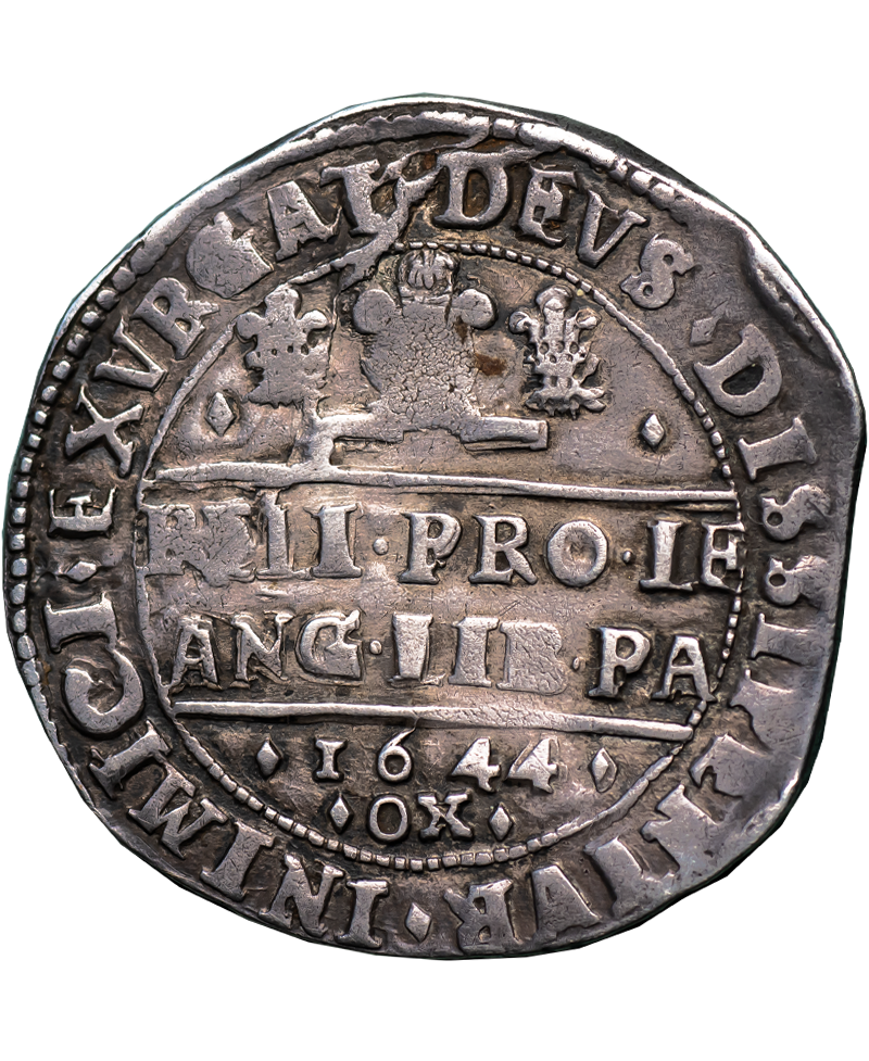 1644 Oxford Mint Halfcrown - Bull 613F - The only example in private hands