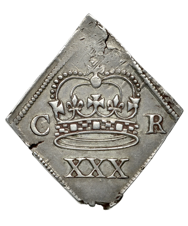 1645 CHARLES I NEWARK HALFCROWN
