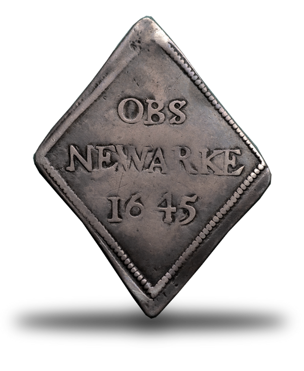 1645 Charles I Newark Crude flat shaped crown Shilling