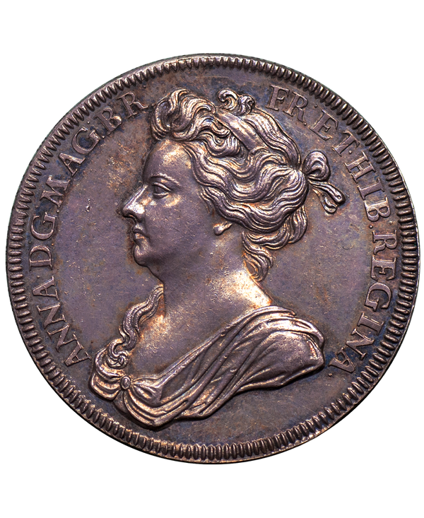 1702 QUEEN ANNE CORONATION MEDAL IN SILVER - EXCEPTIONAL