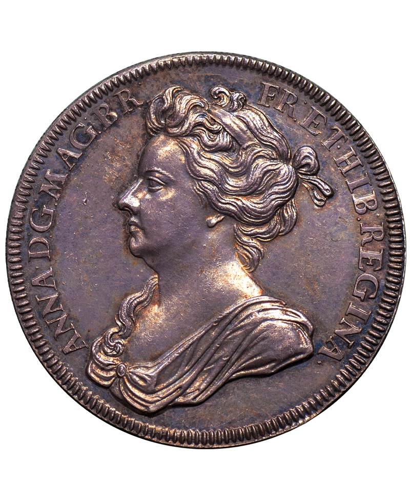 1702 QUEEN ANNE CORONATION MEDAL IN SILVER - EXCEPTIONAL