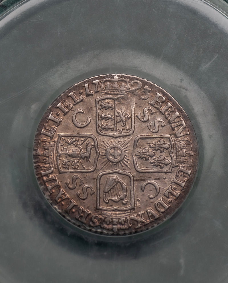 1723 George I SSC Sixpence