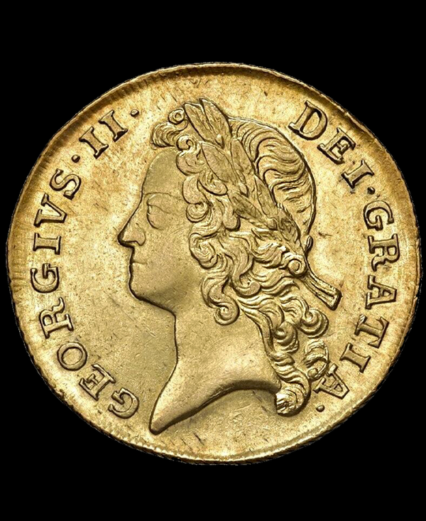 1739 George II Two Guineas (S.3667B. Bull 573)