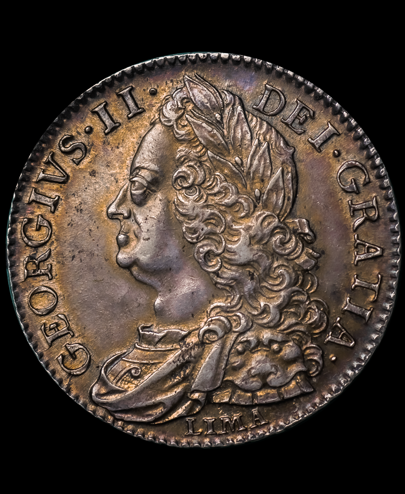 1746 George II LIMA Halfcrown