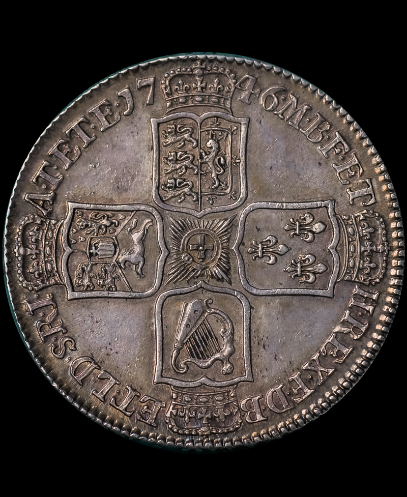 1746 George II LIMA Halfcrown