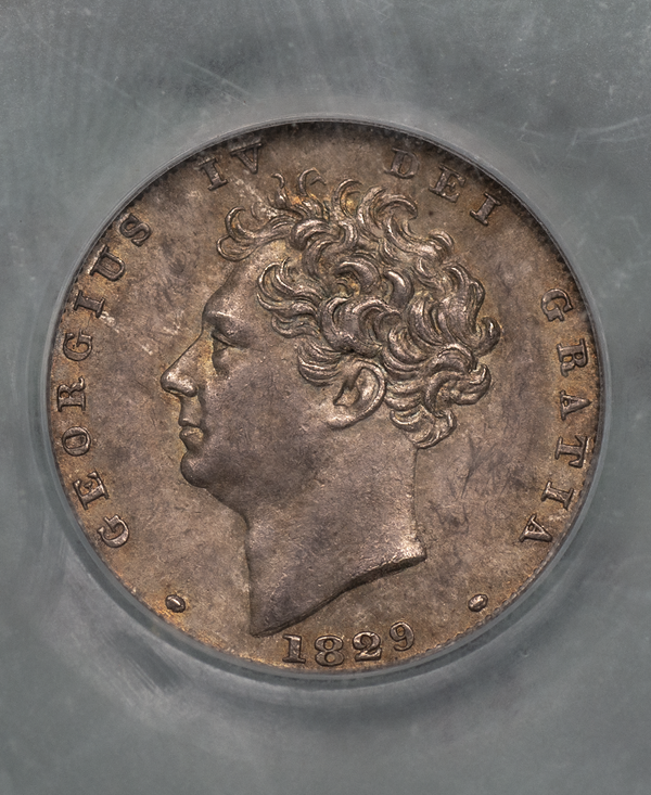 1829 george IV Sixpence - Graded CGS 82