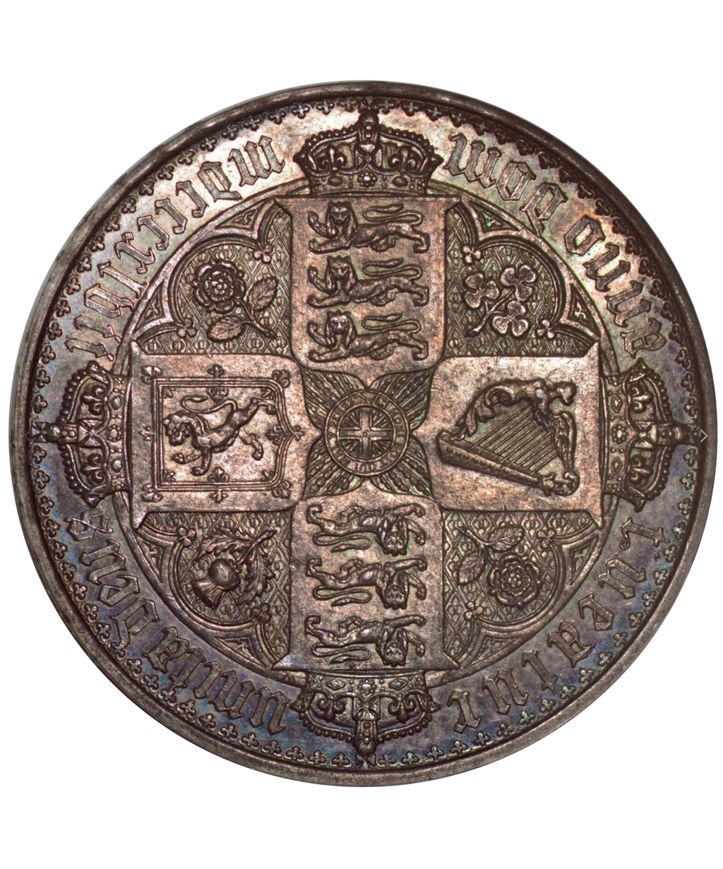1847 Queen Victoria Gothic Crown – M & H