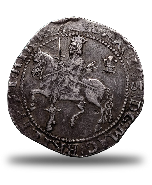 1643 Charles I Oxford Mint Halfcrown - Bull 597L - Ex Seabys 1974