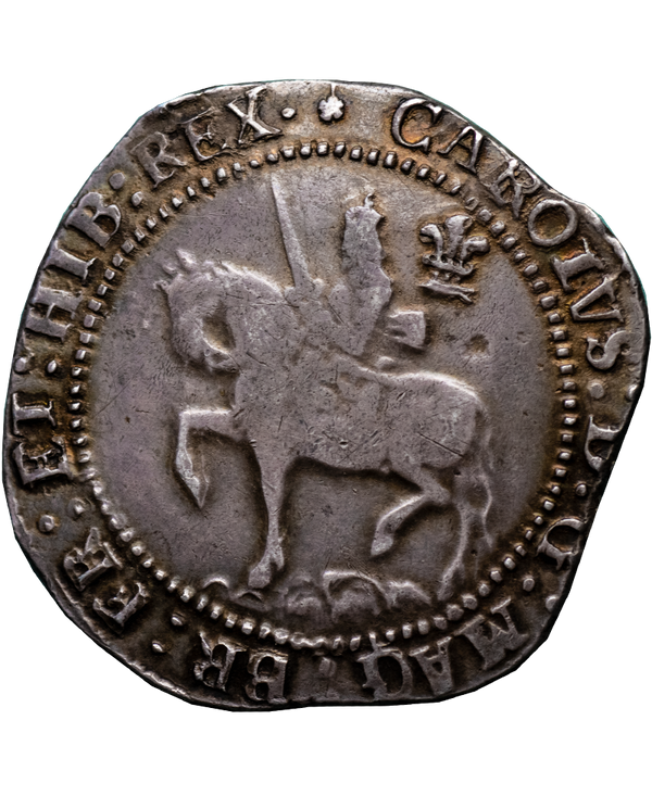 1643 Charles I Oxford Mint Halfcrown - Bull 608F - Ex Bob Lyall