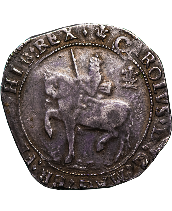 1644 Charles I Oxford Mint Halfcrown - Bull 613G