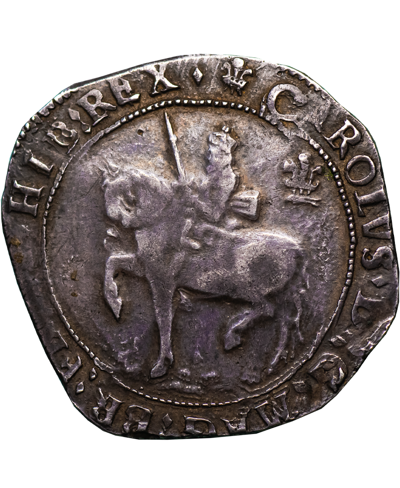 1644 Charles I Oxford Mint Halfcrown - Bull 613G