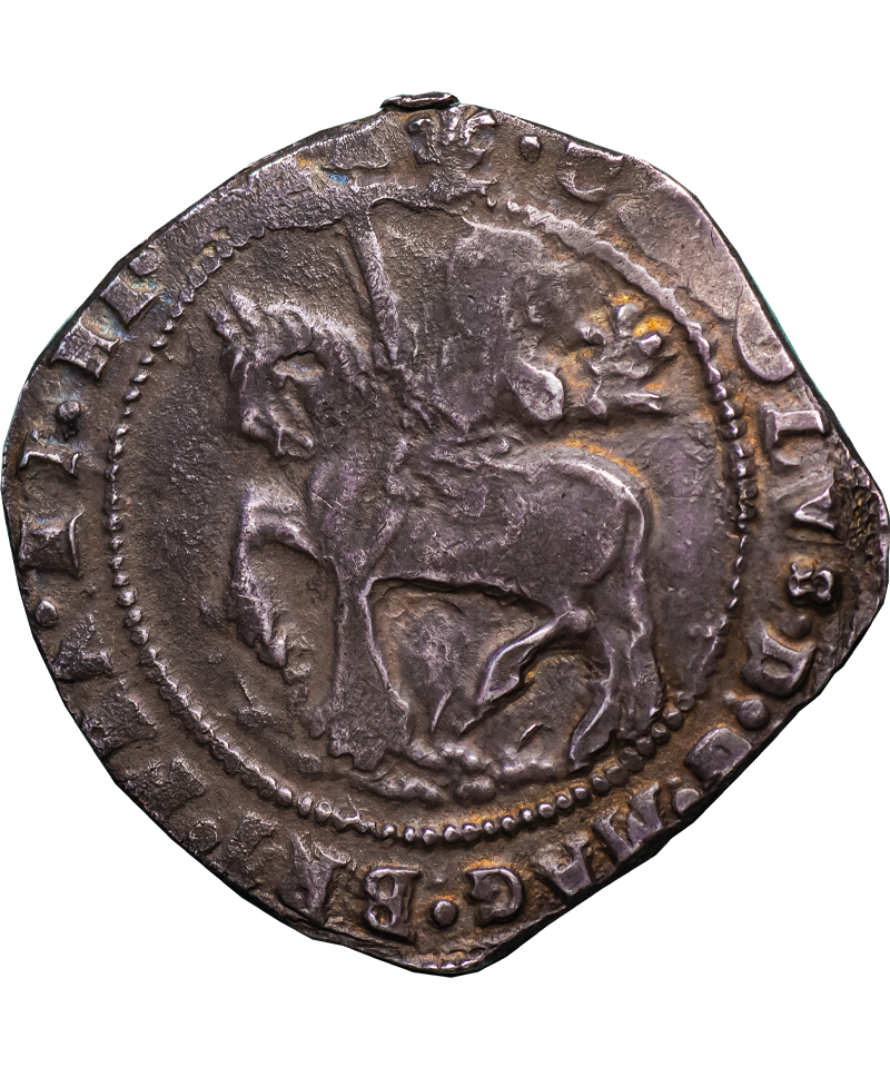1646 Charles I Oxford Mint Halfcrown - Bull 626F