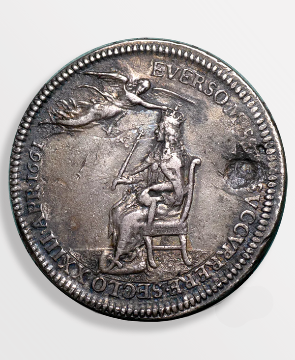 1661 Charles II Coronation medal in Silver