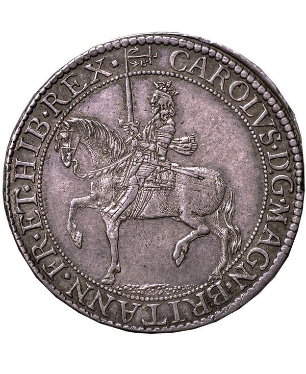 1638/9 Charles I Nicholas Briot 2nd Milled Issue Halfcrown S.2861
